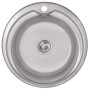 Мийка кухонна 510-D Satin 0,6 мм (LIDZ510D06SAT)