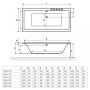 Ванна акриловая Excellent Pryzmat 150 WAEX.PRY15WH