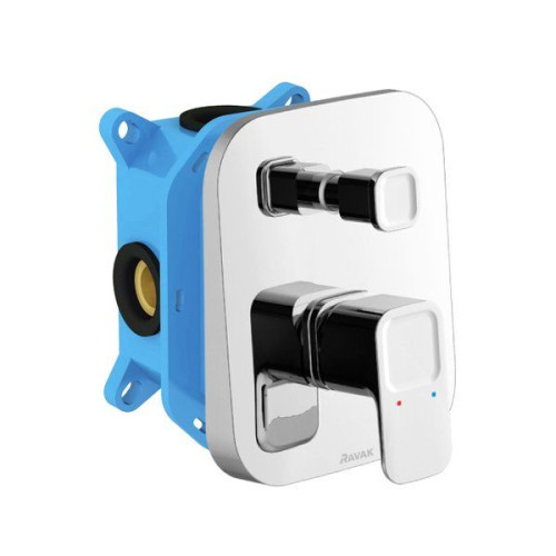 Смеситель скрытого монтажа Ravak 10* с переключателем для R-box TD 065.00 X070070