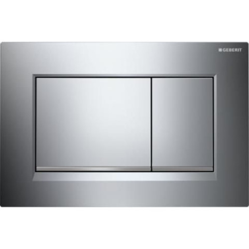 Кнопка змиву Geberit SIGMA 30, подвійний змив, хром глянцевий/хром матовий,115.883.KH.1
