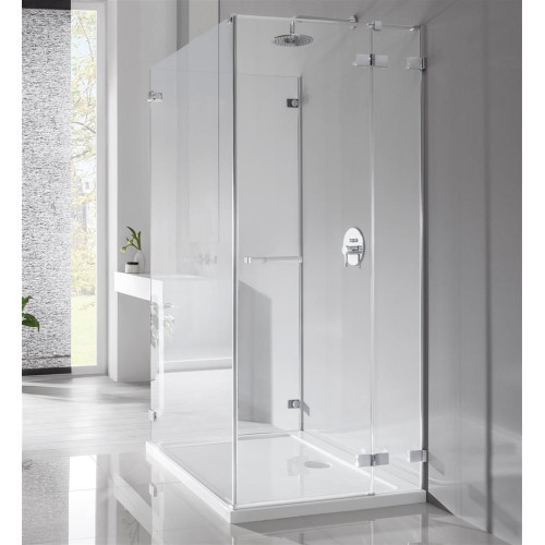 Душова кабіна без піддону RADAWAY Euphoria KDJ+P (80/80), 383512-01 L/R + 383241-01 L/R + 383031-01 + 383038-01