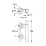 Термостат для душа Grohe Grohtherm Cube, 34488000