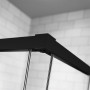 Душова кабіна без піддону RADAWAY Idea Black KDD (80/80), 387061-54-01 L/R + 387061-54-01 L/R
