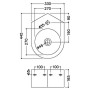 Раковина кутова Jaquar JDS 35x45,5 см, JDS-WHT-25841