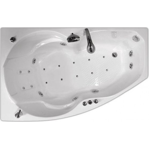 Гідромасажна ванна Triton Бриз права 1500х950х670 (гідро+спинний)