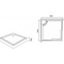 Душевой поддон AM.PM Like Square 100х100 W80T-303-100W
