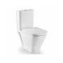 Унитаз-компакт Roca The GAP горизонтальный выпуск+сиденье Duroplast, soft-close, A34947800W