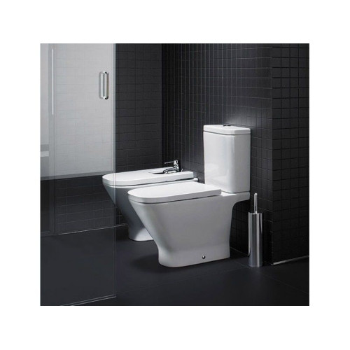 Унитаз-компакт Roca The GAP горизонтальный выпуск+сиденье Duroplast, soft-close, A34947800W