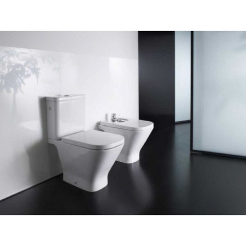 Унитаз-компакт Roca The GAP горизонтальный выпуск+сиденье Duroplast, soft-close, A34947800W