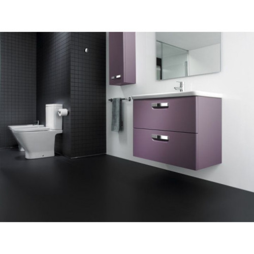 Унитаз-компакт Roca The GAP горизонтальный выпуск+сиденье Duroplast, soft-close, A34947800W