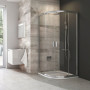 Напівкруглий душовий куточок BLCP4-90 BRIGHT ALU TRANSPARENT, 3B270C00Z1