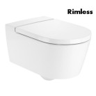 Унитаз подвесной Roca Inspira Round Rimless A346527000, горизонтальный выпуск