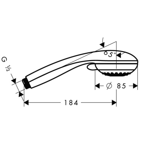 Ручной душ Hansgrohe Crometta 85 multi 28563000