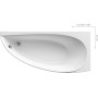 Ванна Ravak AVOCADO 160 X 75 асимметричная правая, CH01000000