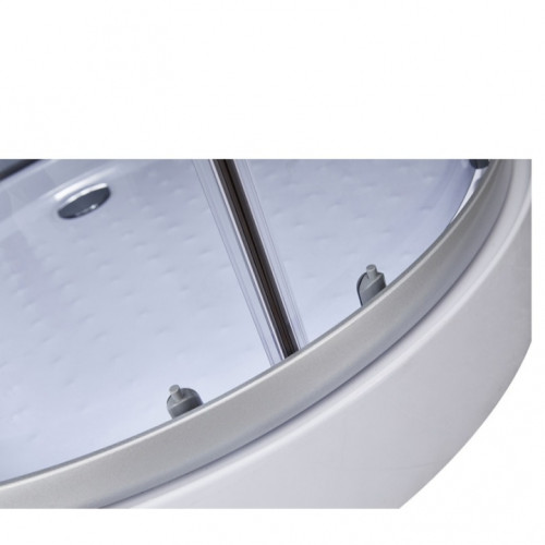 Гидромассажный бокс LIDZ Tani SB90x90.SAT.LOW.GR стекло тонир. 4мм + стенки BLA LTSB9090SATLOWGR