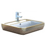 Умивальник Idevit Halley 3201-0455-1101 60 см із золотим декором