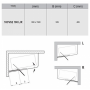 Штори для ванни Ravak 10CVS2-100 R bright alu+Transparent 990 x 1500, 7QRA0C03Z1