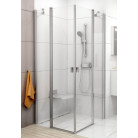 Душевая штора Ravak CHROME CRV 2 - 90 Transparent, полированный алюминий, 1QV70C00Z1