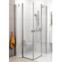 Душевая штора Ravak CHROME CRV 2 - 90 Transparent, полированный алюминий, 1QV70C00Z1