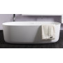 Ванна отдельностоящая VOLLE SOLID surface 168x80x53 см, овальная каменная, 12-40-036