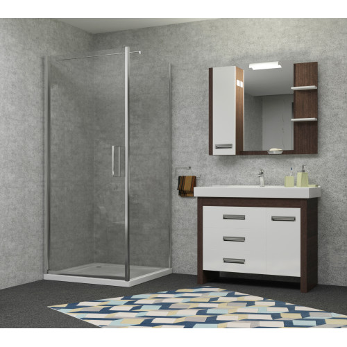 Душевая кабина Eger Rudas 90x90 на мелком поддоне, 599-001/L