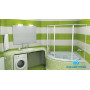 Ванна Koller Pool Atlanta 150х150 + сифонA51CRM + ноги