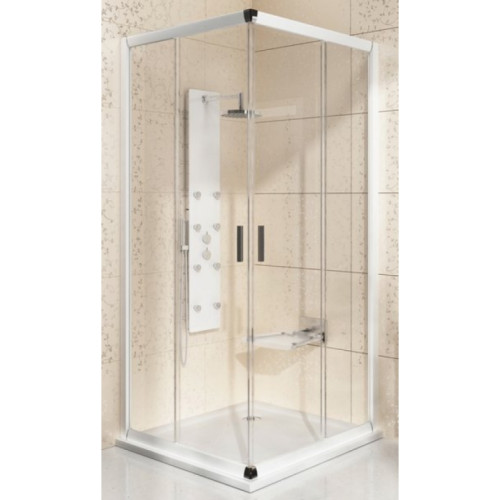 Прямокутна душова кабіна Ravak BLIX BLRV2K-110 Білий TRANSPARENT, 1XVD0100Z1