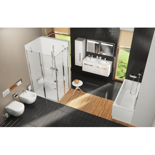 Подвесной унитаз Ravak Uni Chrome, без сидения, безободковый, X01535