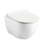 Подвесной унитаз Ravak Uni Chrome, без сидения, безободковый, X01535