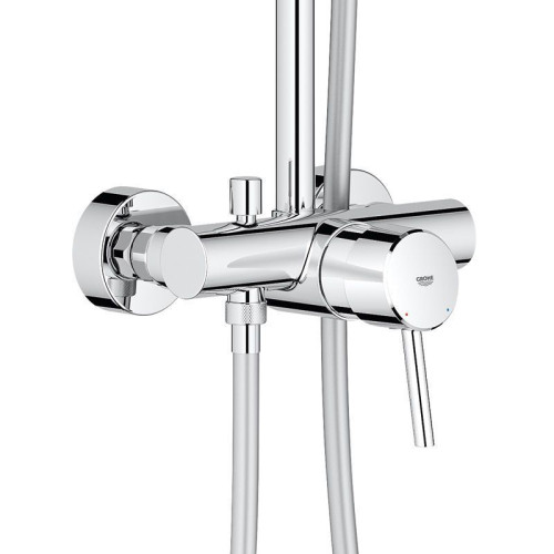 Душевая система с однорычажным смесителем настенного монтажа Grohe Euphoria Concetto 260, 23061002