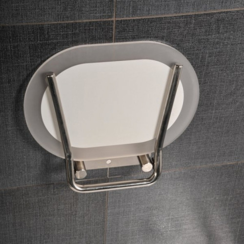 Сиденье для душа Ravak OVO CHROME CLEAR/STAINLESS B8F0000029