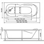 Ванна Koller Pool Delfi 180х80 см + сифон