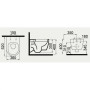 Чаша подвесного унитаза с функцией биде Idevit Alfa 3104-2615