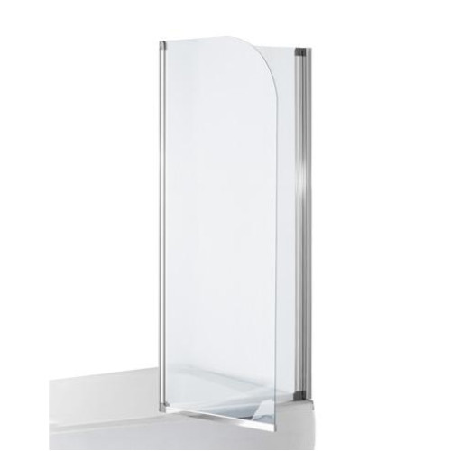 Шторка для ванни EGER 120x138, хром, прозоре скло, 599-121CH