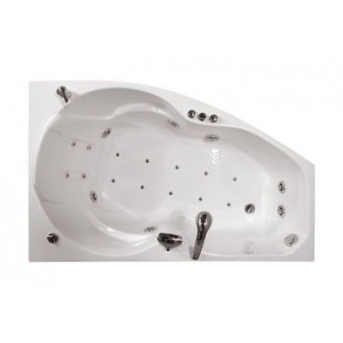 Гідромасажна ванна Triton Бриз ліва 1500х950х670 (гідро+спинний)