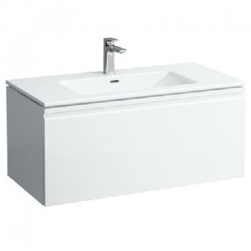 Тумба з раковиною LAUFEN PRO S 100 см Білий глянець H8609654751041