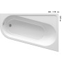 Ванна Ravak CHROME 170 X 105 асимметричная Правая, CA41000000