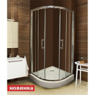 Душевая кабина Ravak XP1CP4-90 Полированный алюминий, Transparent + Поддон Merida 90 ST R550 + Сифон, X3B270C00Z1B+complect