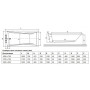 Ванна акриловая Excellent Palace 180 WAEX.PAL18WH