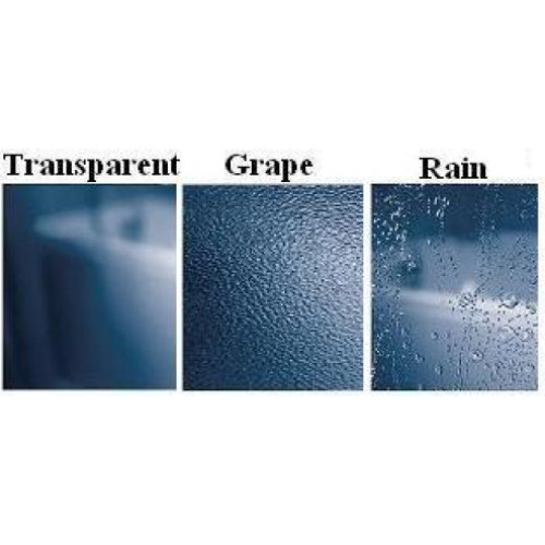 Штори для ванни Ravak CVSK1 Rosa 140/150 R TRANSPARENT білий профіль, 7QRM0100Y1