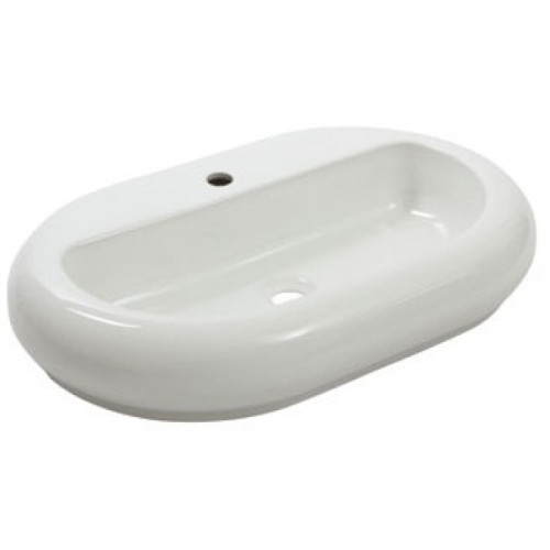 Раковина накладная Newarc Elips countertop 66х45 см белая, 5026^Раковина накладная Newarc Elips countertop 66х45 см белая, 5026