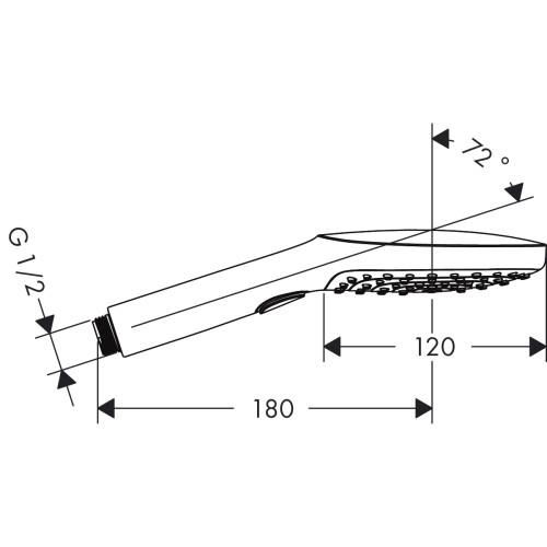 Ручной душ Hansgrohe Raindance Select Е 120, 26520000