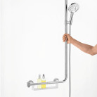 Набор для душа HANSGROHE Unica Comfort Raindance Select S 120 /штанга Unica Comfort 1,10 м раполож. справа, белый/хром, 26326400