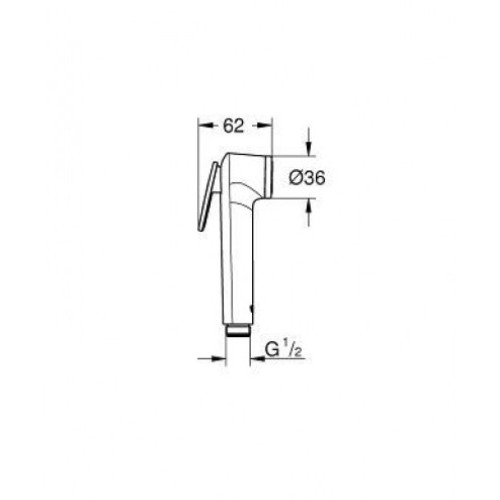Гигиенический душ GROHE Tempesta-F Trigger Spray, 27512001