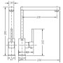 Змішувач для кухонної раковини GENEBRE Kenjo-400, FRK63400