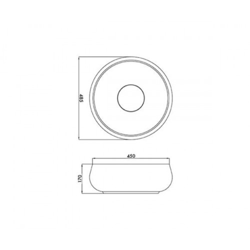 Раковина Newarc Elipso 50 505050R