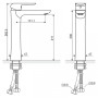 Змішувач для раковини високий Excellent Clever ARAC.4102CR