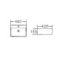 Умывальник Newarc Countertop 5025