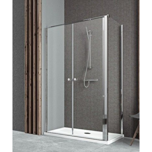 Душова кабіна без піддону RADAWAY Eos II DWD+S (80x75), 3799490-01 + 3799409-01 L/R