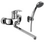 Смеситель для ванны настенный ROZZY JENORI BARON RBZ014-9B хром